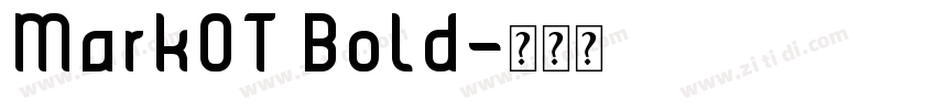 MarkOT Bold字体转换
